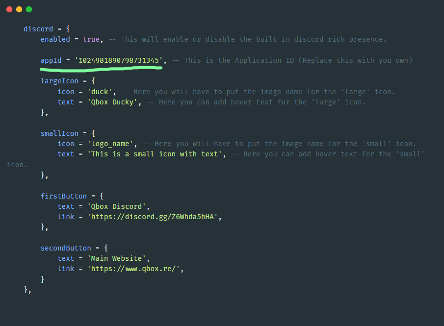 Paste the Application ID